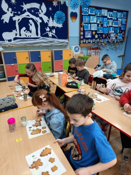 Świąteczne pierniki wykonane przez naszych uczniów 