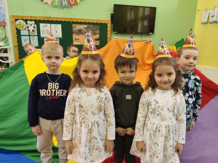 Urodziny w grupie Żabek