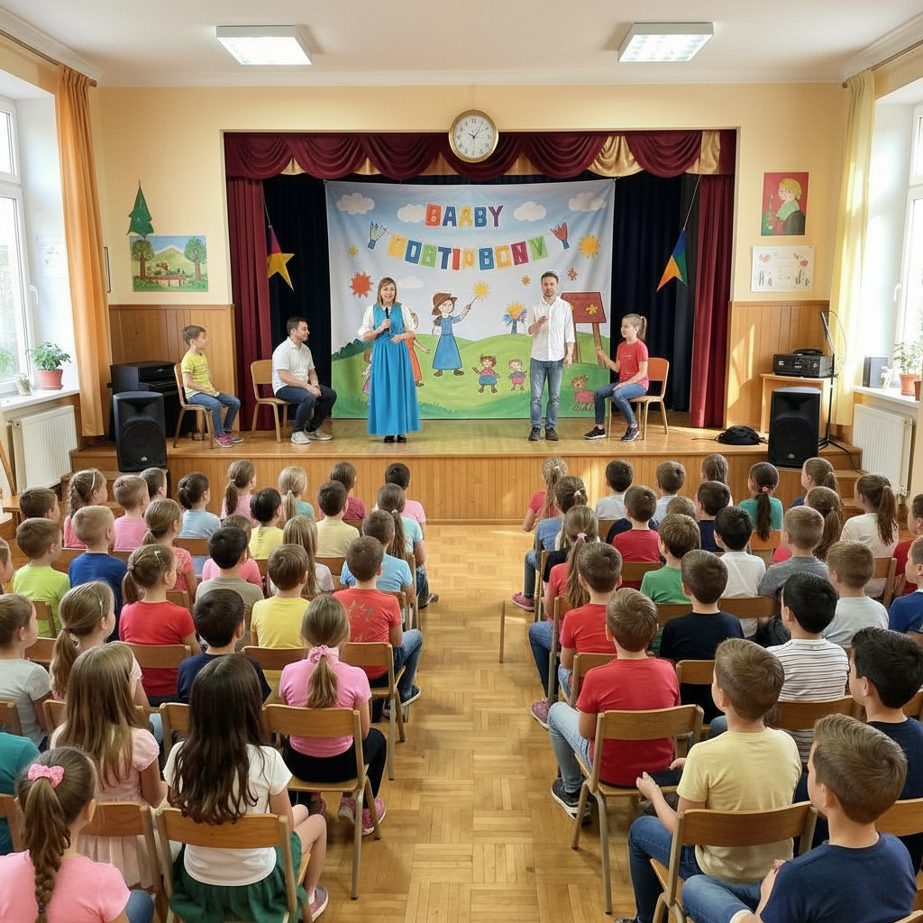 Przedstawienie „Jaś i fasolowe drzewo” dla uczniów i przedszkolaków