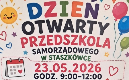 Zapraszamy na Dzień Otwarty Przedszkola