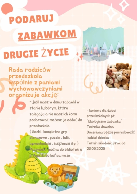 Podaruj zabawkom  drugie życie 